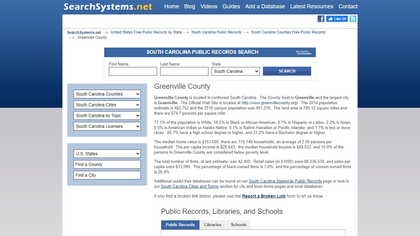 Greenville County Criminal and Public Records